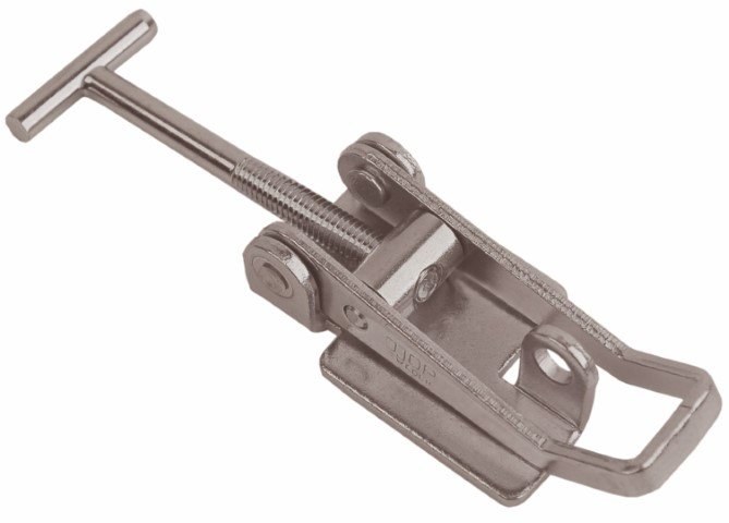Toggle latch Natural Steel Medium size for welding 702 TL/A