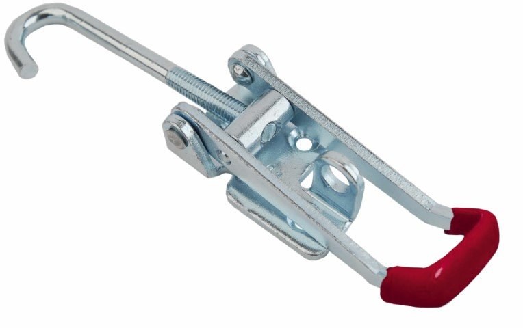 Toggle latch Zinc plated Steel Large with red handle 703 HL/C