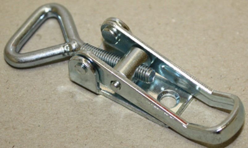 Toggle latch Zinc plated Steel Small slim base plate 118 G-3