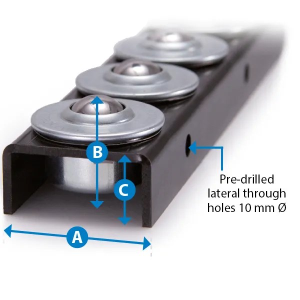 Ball Transfer Rails for Efficient Material Handling