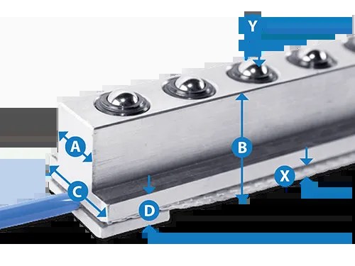Pneumatic Ball Transfer Rails & Accessories