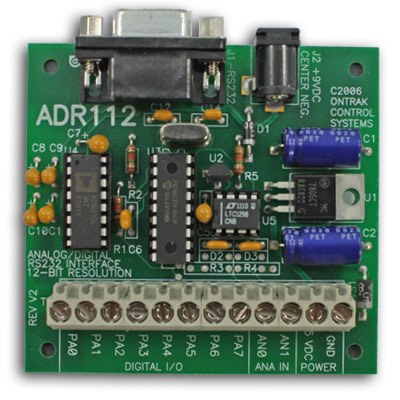 ADR112 RS232 Serial Data Acquisition Interface (12-bit)