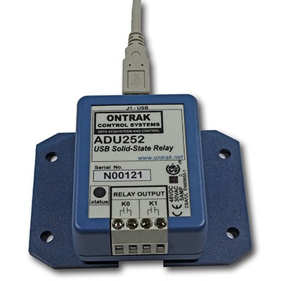 ADU252 USB Solid-State Relay I/O Interface
