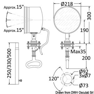 DHR Suchscheinwerfer, Profi-Modell 8