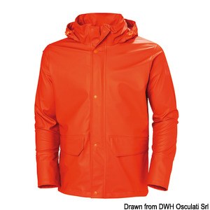 HH Gale Rain Jacke orange S