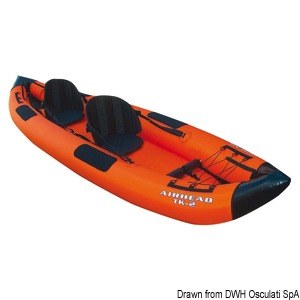 Kayak Zweisitzer, professionelles Modell aus aufblasbarem PVC