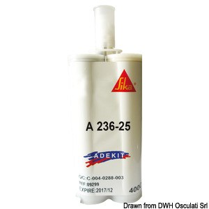 Sika ADEKIT A236-120 ad. bicomponente verde 400 ml