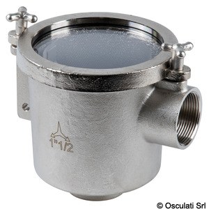 Wasserfilter Messing, vernickelt RINA 2