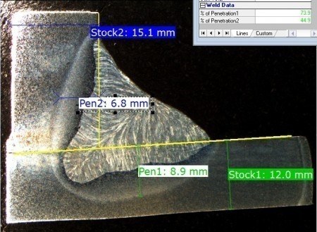 Welding - PAXIT Image Management, Measurement, and Image Analysis Software