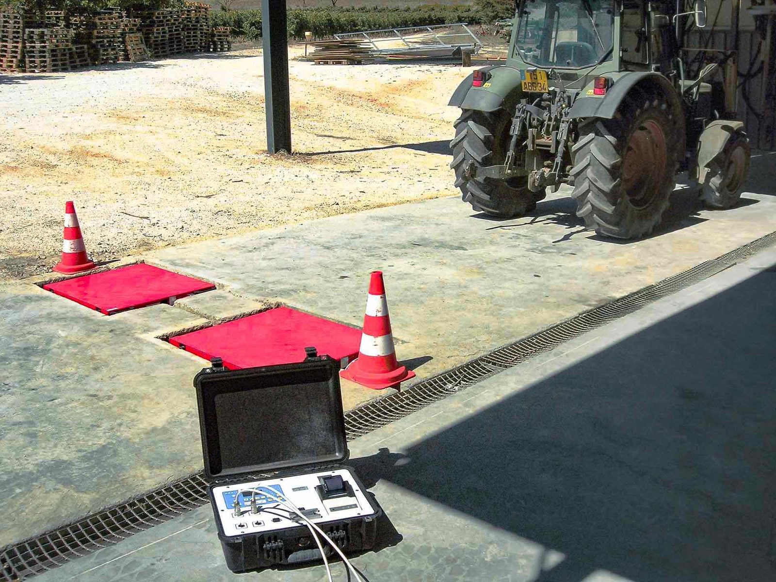 Axles weighing system dynamic wine-growing VPR WIM