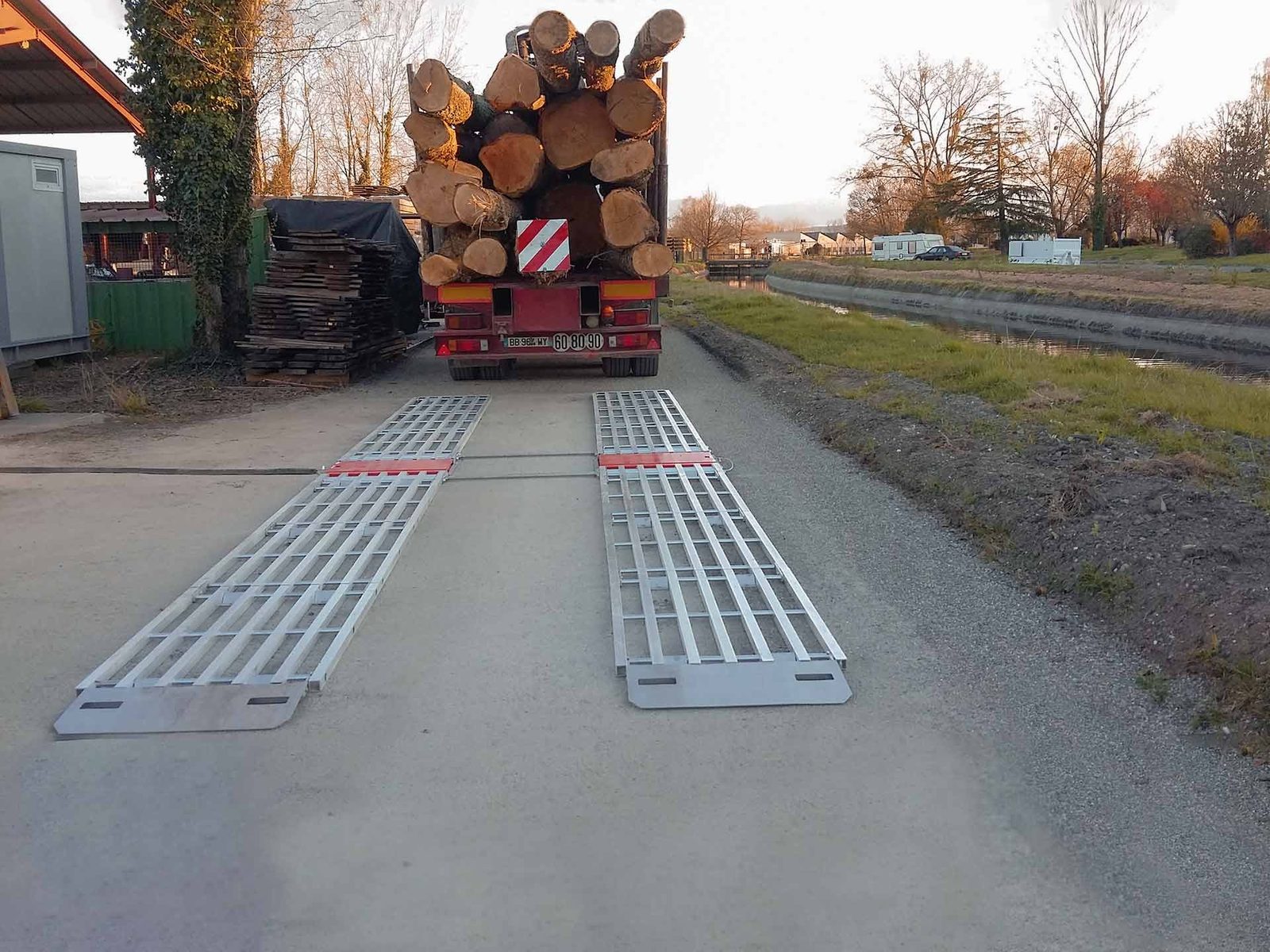 Balance mobile pour camions