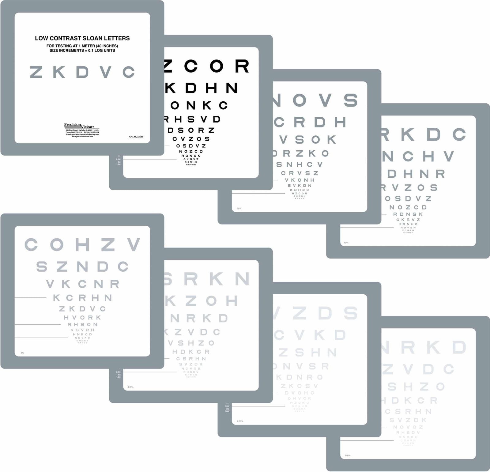 Low Contrast Visual Acuity Book