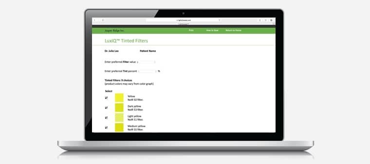 LuxIQ/2™ Tint and Light Exam System