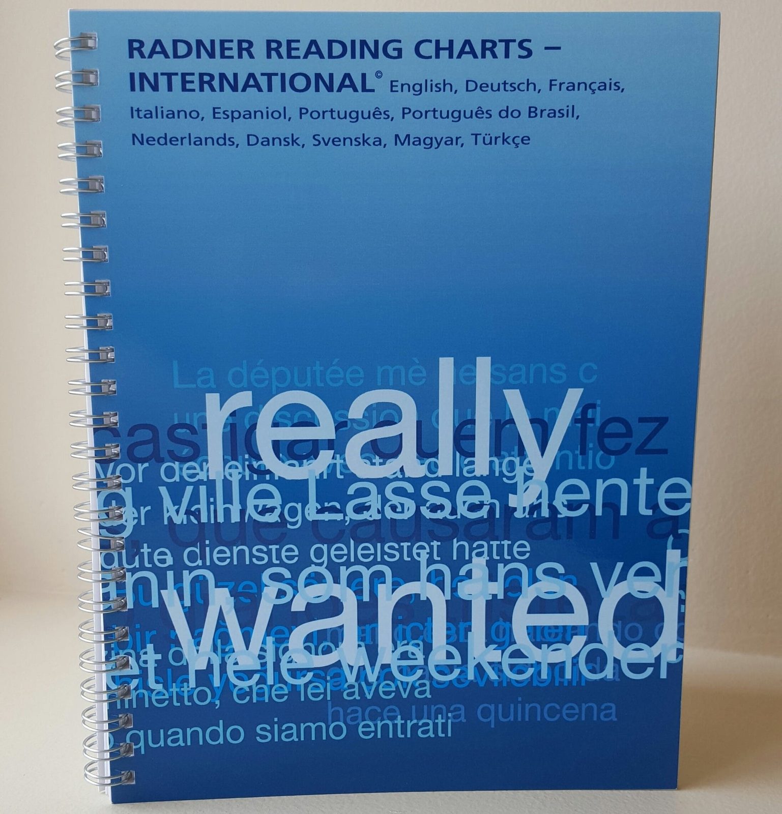 The Radner Reading Chart; a Highly Standardized Multilingual Reading System