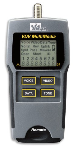 Ideal 33-856 Coax Cable Tester / RJ11/12 & RJ45 Cable Tester