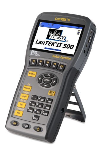Ideal 33-992 LanTEK II-500 Cat6A Cable Certifier