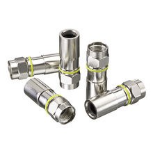 Ideal - Plenum RG-6 Type F Compression Connector, Jar of 50