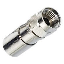 Ideal - RG-6 Reg/Tri/Quad Compression F-Connector, Jar of 100