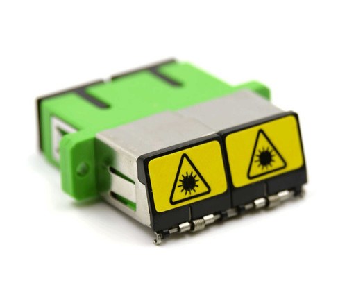 PFP SC/APC Duplex Adapter with Shutter Cover