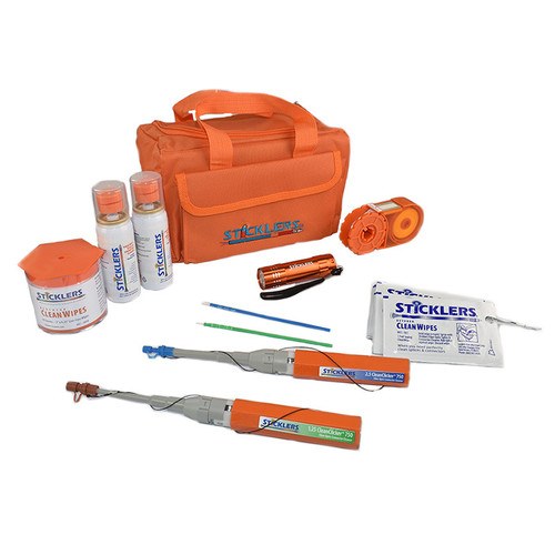 PFP Sticklers Standard Fiber Optic Cleaning Kit Orange Bag