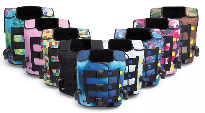 Chest percussive therapy device