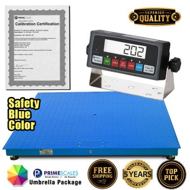 PS-10KF Series 10,000x1lb Floor Scale / Pallet Scale with Smart Scale Ready Indicator
