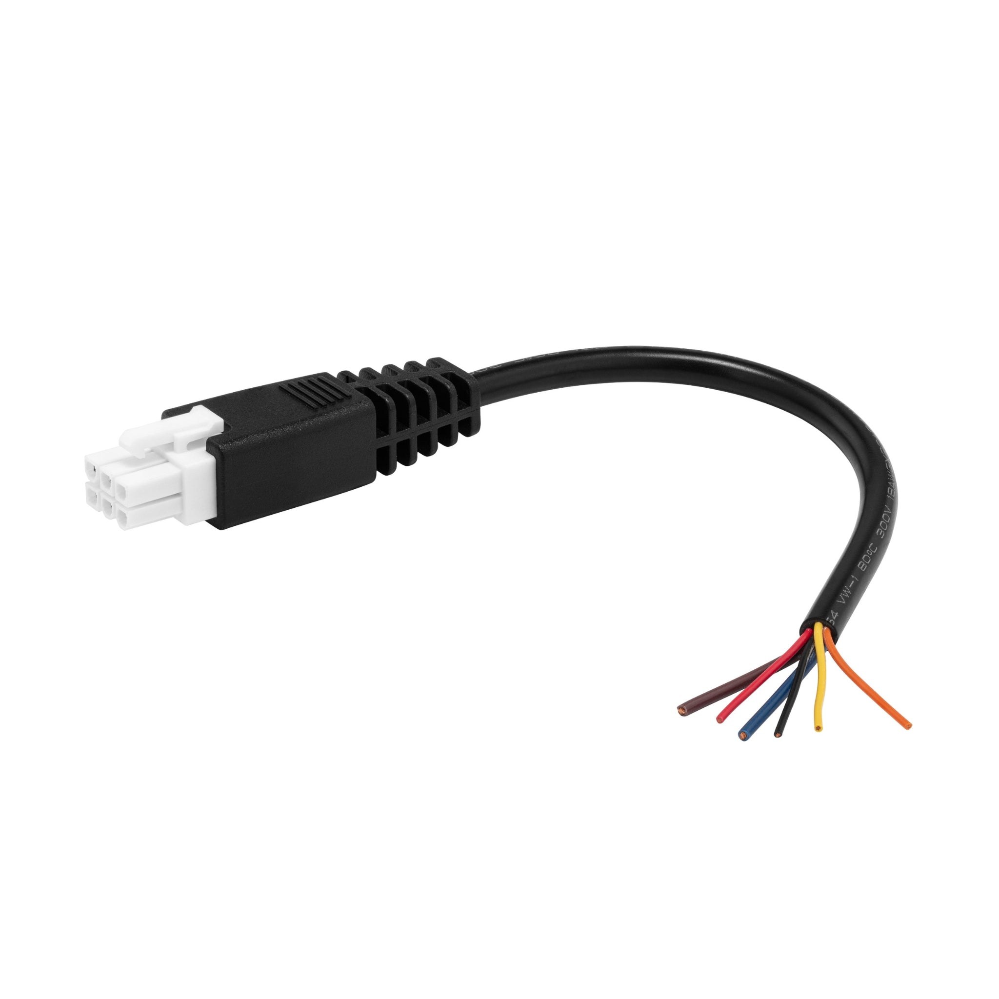Hall Effect Actuator Wire Adapter | 6” Length - Molex Mini-Fit Jr. 6-Pin Output Plug