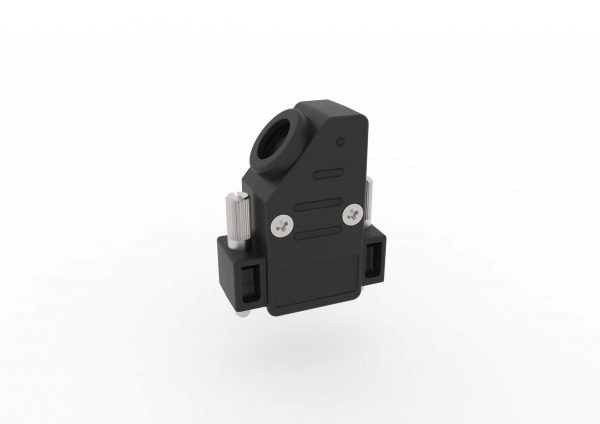 47 Hood Plastic Sidewards Cable Exit With Screw Locking