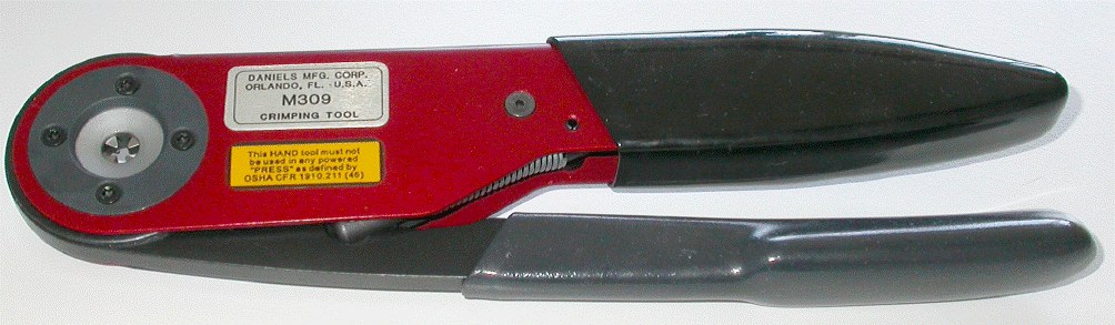 Hand Crimp Tool for Turned High Power Crimp Contacts