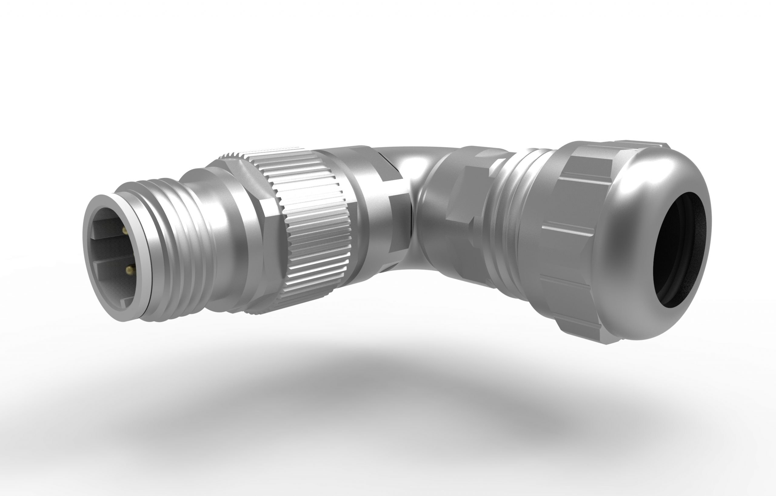 M12 D4 90° cable gland