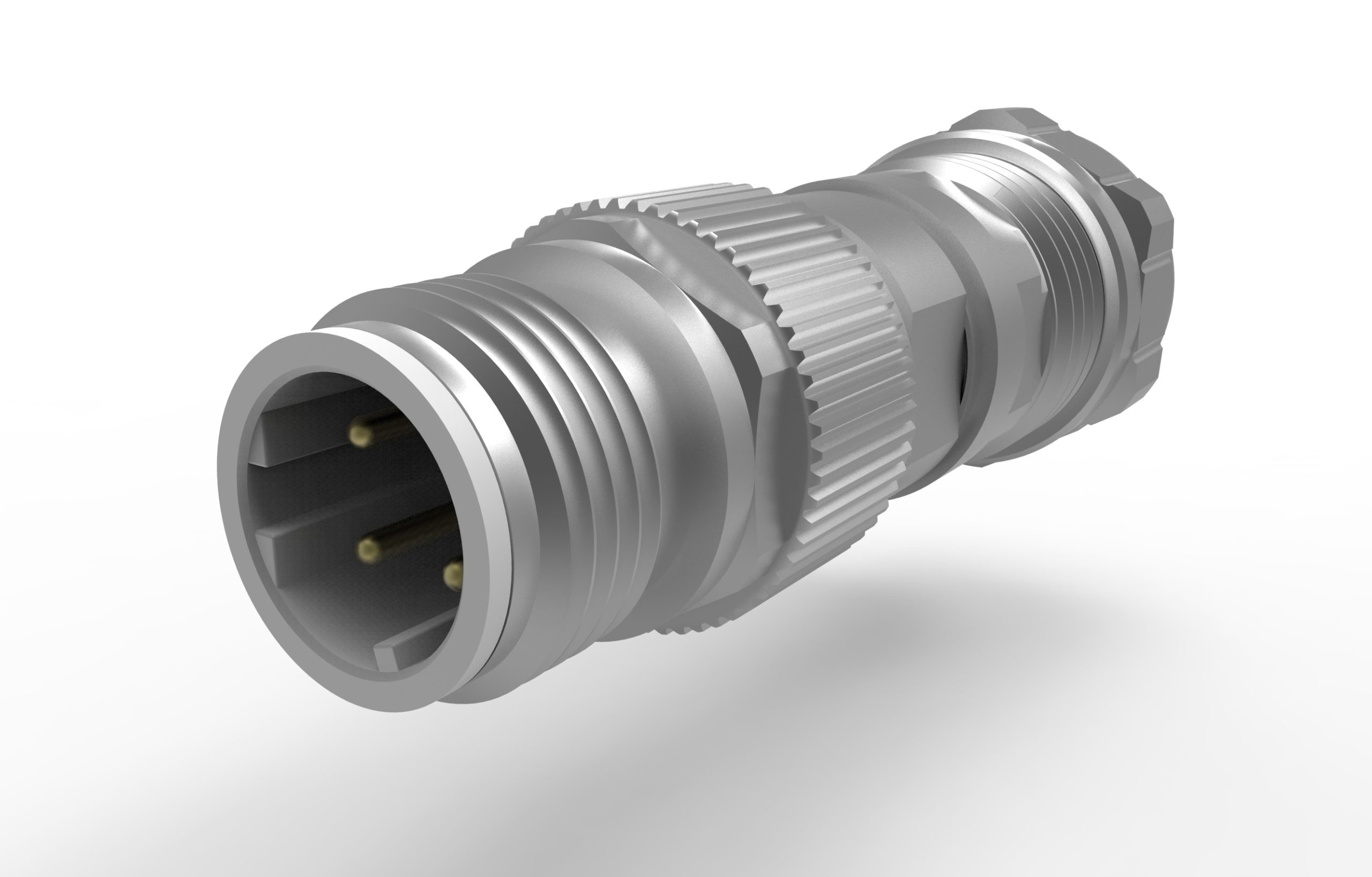 M12 V4A D-Code cable gland