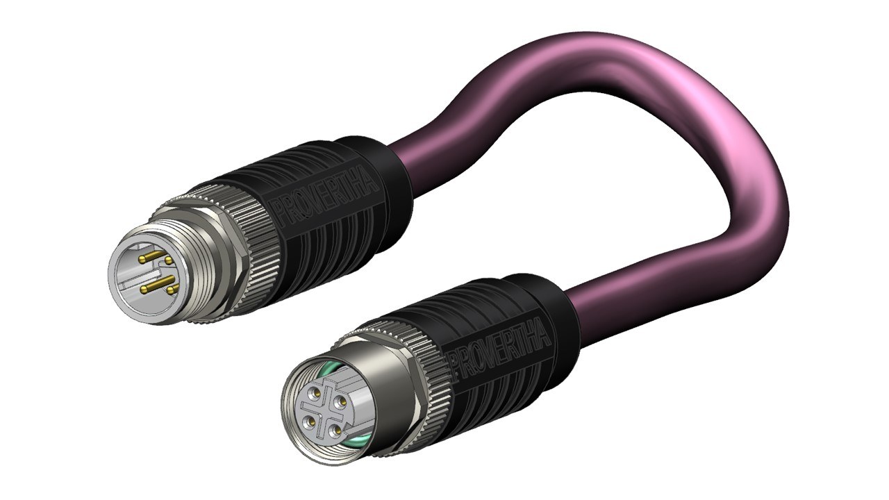 Overmolded CAN-Bus M12 Cable assemblies