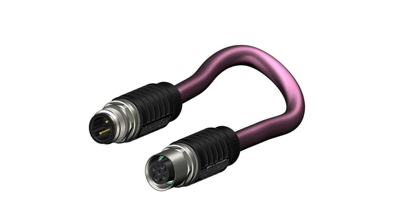 Overmolded Profibus M12 Cable assemblies