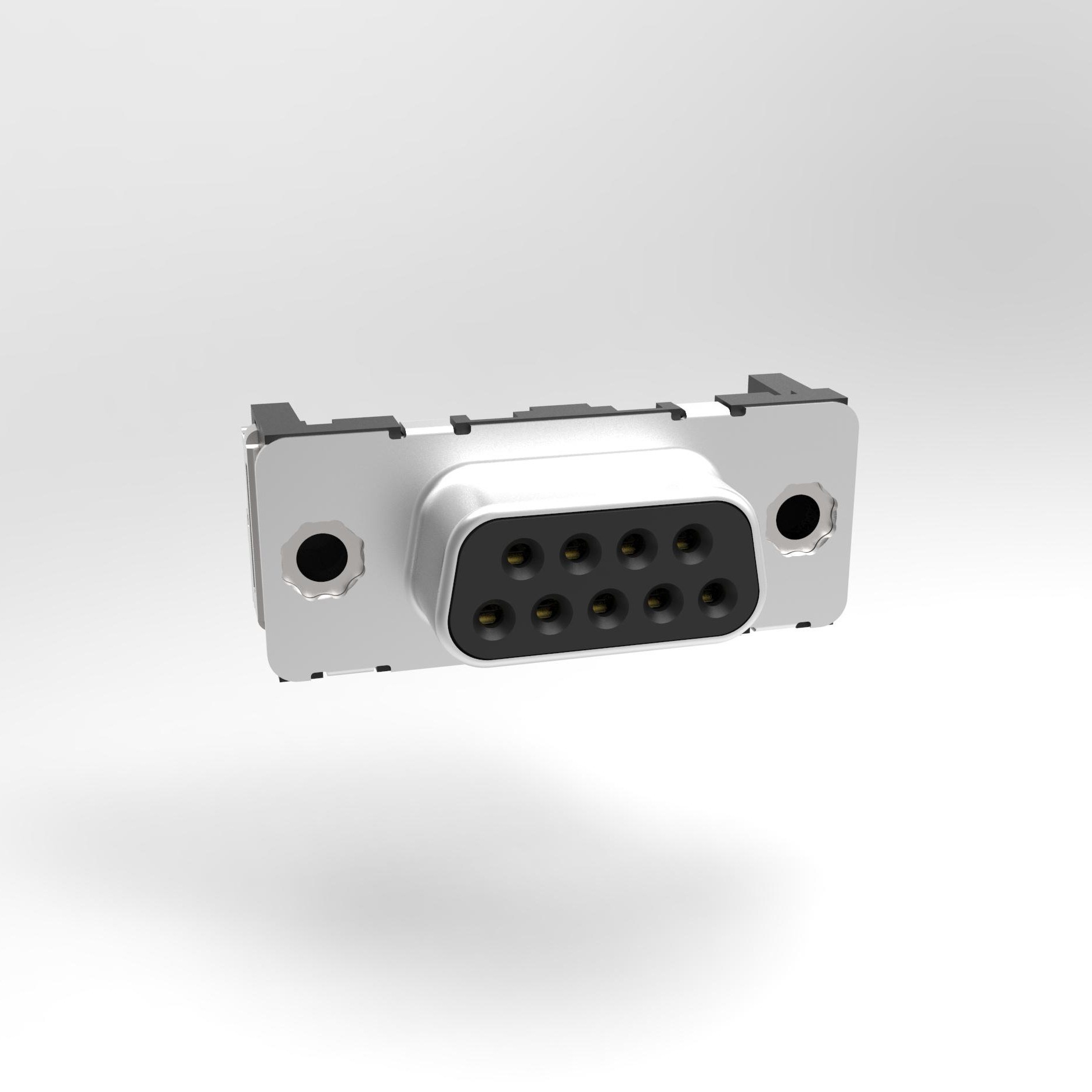 TMC D-Sub Pressfit 180° High Durchgangsloch
