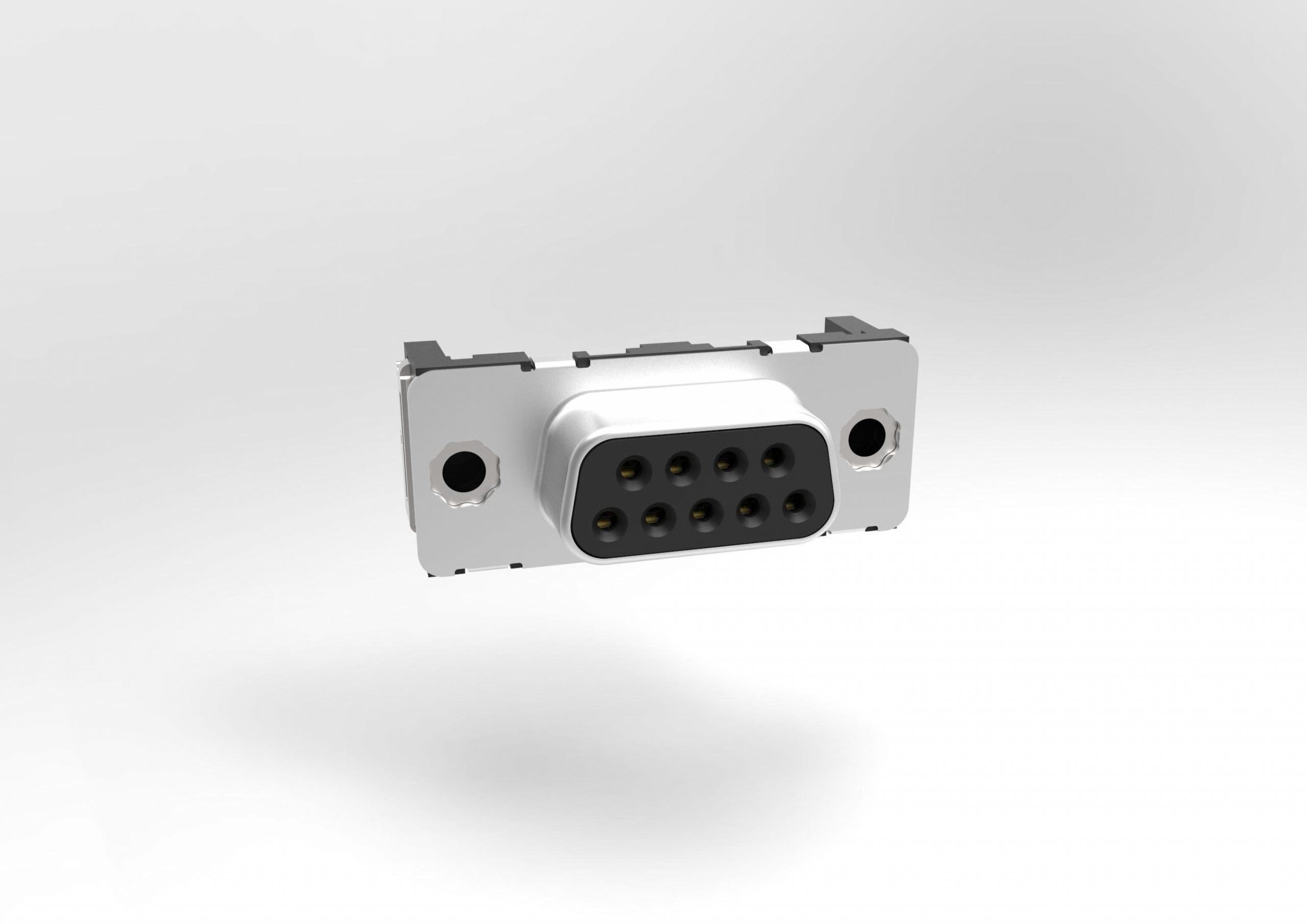 TMC D-Sub Pressfit 180 ° Standard through hole