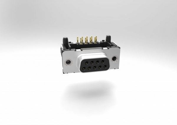 TMC D-Sub Pressfit 90° Eurostyle Through hole