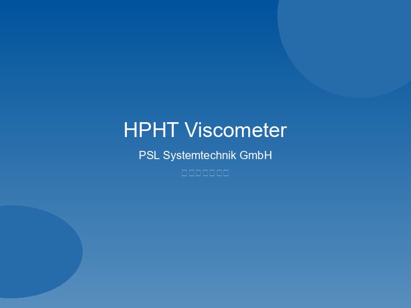 hpht-viscometer