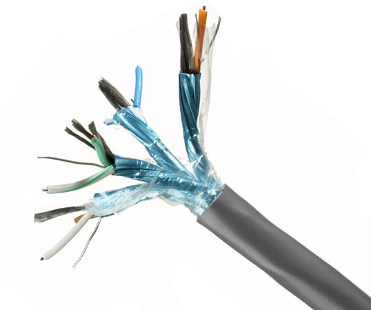 DataMax® Multipair T1, E1, xDSL – 22 AWG, 8 pair, unshielded with shielded pairs, PVC, Chrome Gray