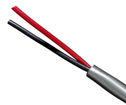 Quabbin Multiconductor PLTC|ITC, AWM 2464 – 20 AWG, 2 conductor, unshielded, PVC, Chrome Gray