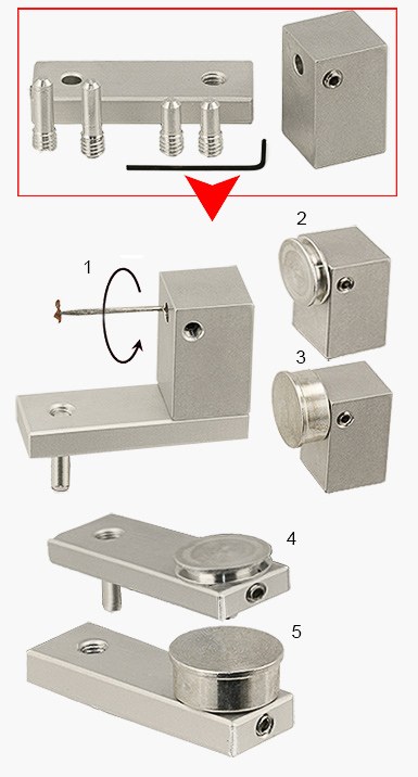 Electron Microscope 360 and 90 degree offset holders
