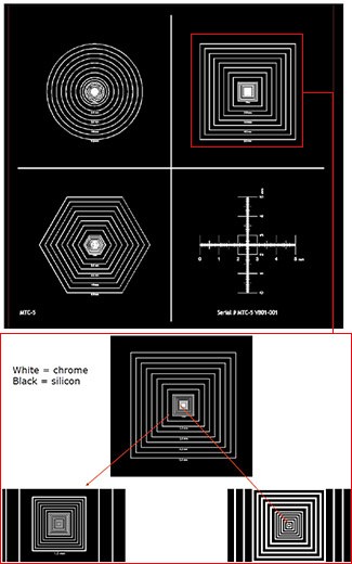 Micro-Tec MTC-5 Multiple Target Graticule Calibration Standards