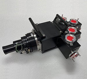 High performance beamsplitter for a ballistic range camera