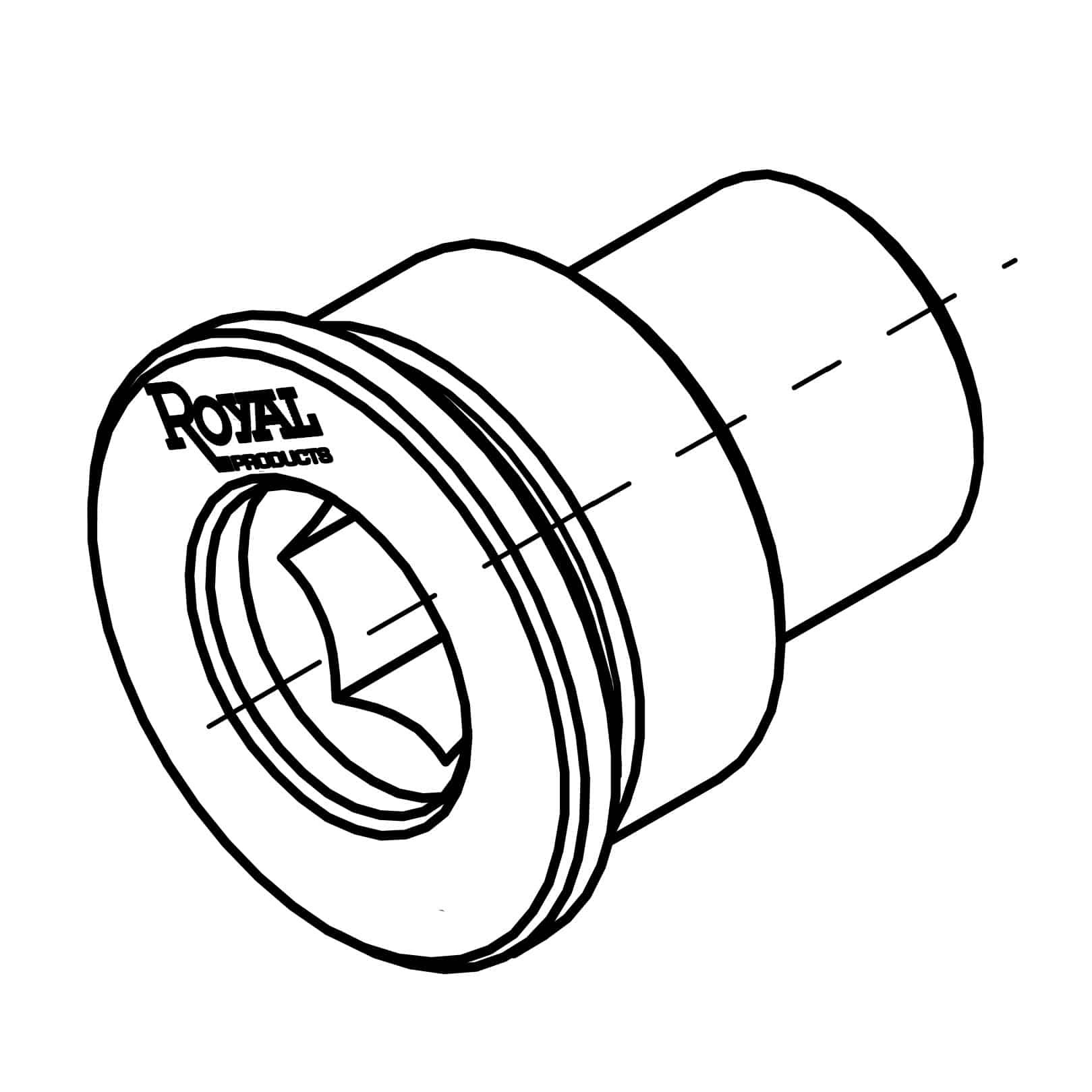Royal QG Combo Chuck Expanding Rod Adapter for Mandrel B & C – Royal Products