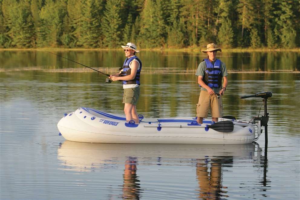 Sea Eagle SE9 Motor Mount 4 person Inflatable Boat | 10 ft 11 in