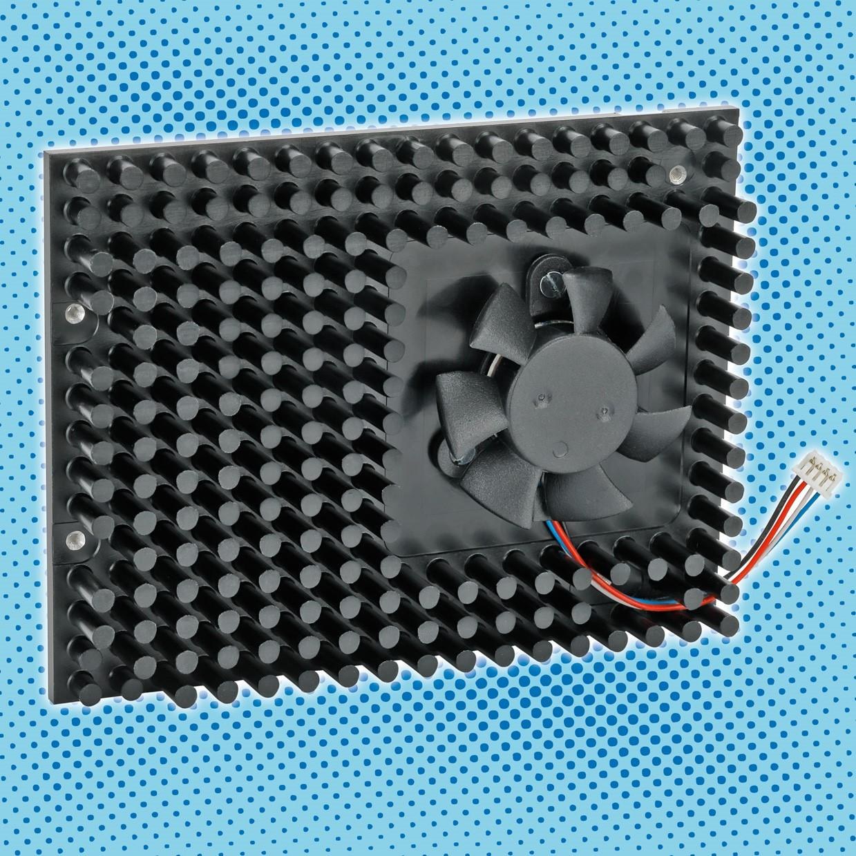 HXB100 chip cooler simultaneously cools several components