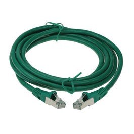 10ft Cat6 Shielded (STP) Ethernet Network Cable - Green