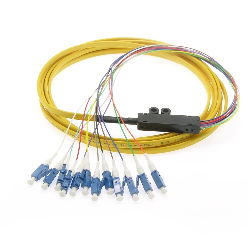 12 Fiber Ribbon Pigtails  Fiber Optic Products  Network Cables &a