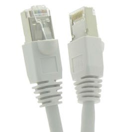 4ft Cat6A Shielded (STP) Ethernet Network Cable - White