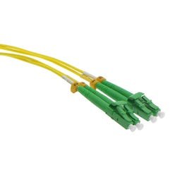 LC/APC LC/APC Singlemode Duplex OFNR 2.0mm Fiber Optic Patch Cabl