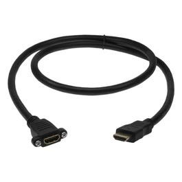 Panel Mount HDMI Cable with Hi-Speed Ethernet v1.4